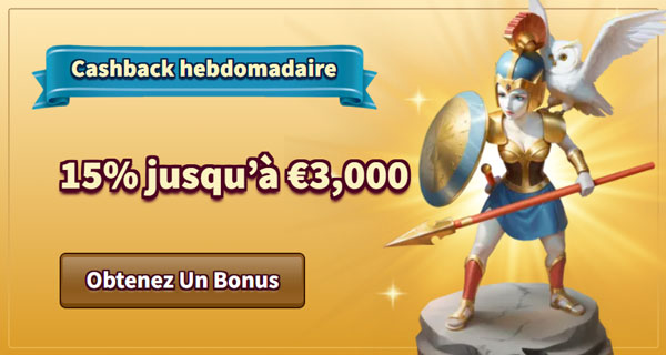 My Empire Casino cashback hebdomadaire